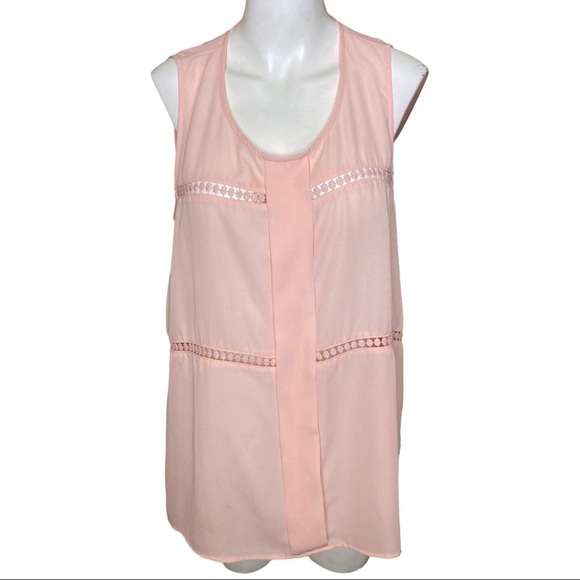 Pleione Peach Blouse Size Medium - Picture 2 of 7